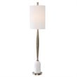 Allora Mid-Century Buffet Lamp in Antique Brass