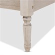 Allora Mid-Century Wood Platform King Bed in White Oak
