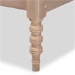 Allora Mid-Century Wood Platform Queen Bed in Antique Oak