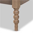Allora Mid-Century Wood Platform Queen Bed in Weathered Gray