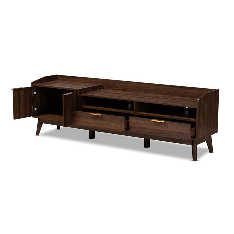 Allora Mid-Century Wood TV Stand for TVs up to 70