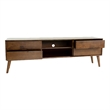 Allora Mid-Century 6 Storage Cabinets Wood TV Stand for TVs up to 65