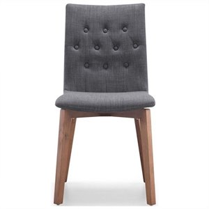 Allora Dining Chair in Graphite (Set of 2)