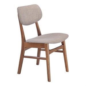 allora dining chair in dove gray (set of 2)