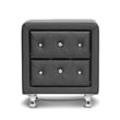 Allora Nightstand in Black