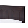Allora Wood Twin Panel Bed in Cappuccino