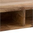 Allora Rectangle Wood Lift Top Coffee Table in Natural/Black
