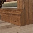 Allora 5-Shelf Modern Engineered Wood Bookcase in Vintage Oak