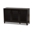 Allora 5 Shelf Shoe Cabinet in Espresso