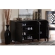 Allora 5 Shelf Shoe Cabinet in Espresso