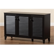 Allora 5 Shelf Shoe Cabinet in Espresso