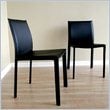 Allora Dining Chair in Black (Set of 2)