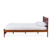 Allora Wood Twin Panel Bed in Antique Oak