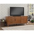 Allora Large Wood TV Console in Acorn Brown