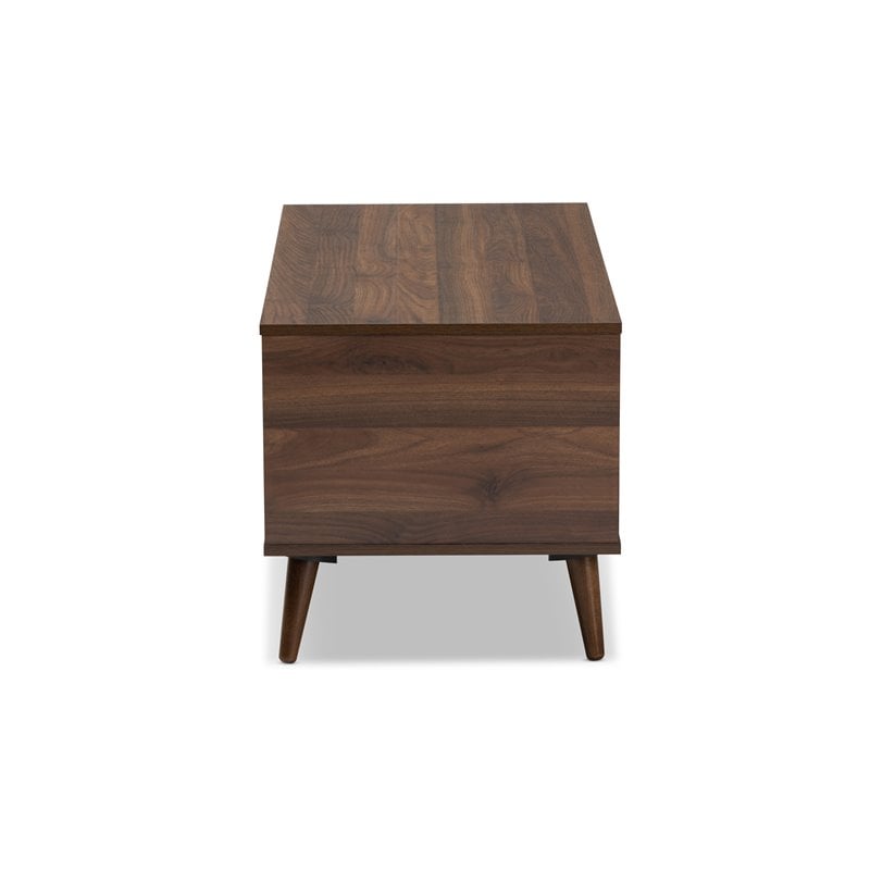 Allora Contemporary Brown Finished Coffee Table