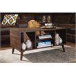 Allora Contemporary Brown Finished Coffee Table