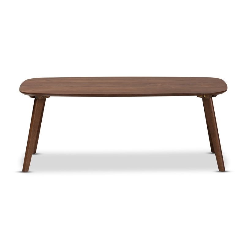 Allora Contemporary Brown Finished Coffee Table