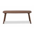 Allora Contemporary Brown Finished Coffee Table