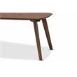 Allora Contemporary Brown Finished Coffee Table