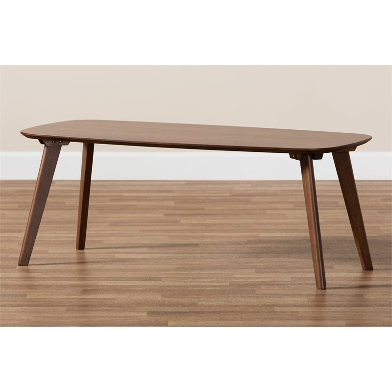 Allora Contemporary Brown Finished Coffee Table