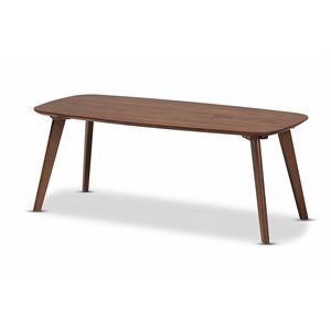 Allora Contemporary Brown Finished Coffee Table