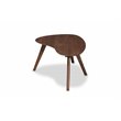 Allora Contemporary Brown Finished Coffee Table