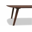 Allora Contemporary Brown Finished Coffee Table