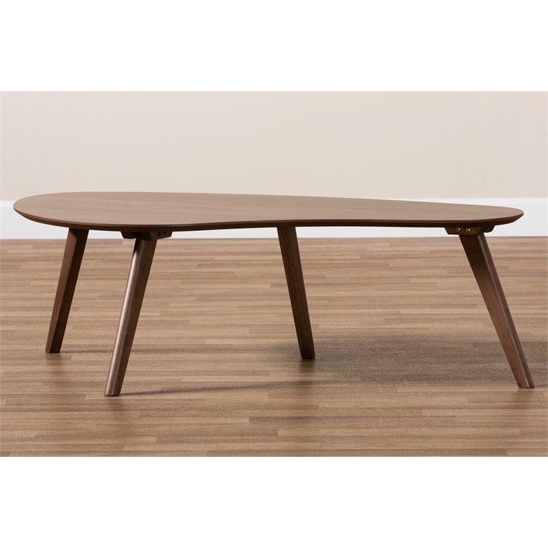 Allora Contemporary Brown Finished Coffee Table