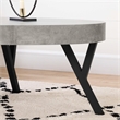 Allora Coffee Table-Concrete Gray and Black