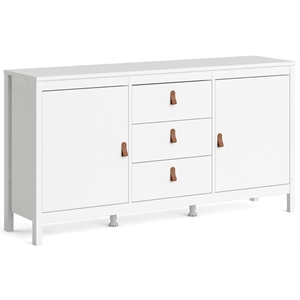 allora contemporary 2 door sideboard with 3 drawers