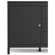 Allora Contemporary 2 Door Sideboard with 3 Drawers in Black Matte