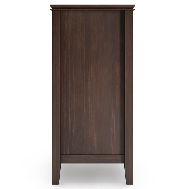 Allora Solid Wood Sideboard Buffet Table in Dark Chesnut Brown