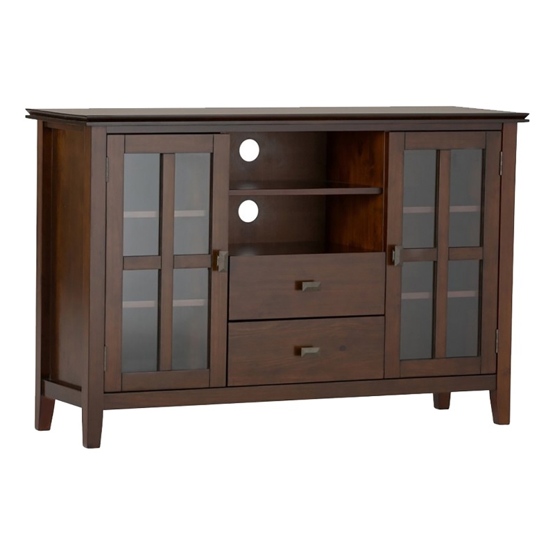 Allora Modern Wood TV Media Stand for TVs up to 53