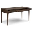 Allora Contemporary Computer Desk in Walnut Brown
