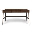 Allora Contemporary Computer Desk in Natural Aged Brown