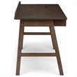 Allora Contemporary Computer Desk in Natural Aged Brown