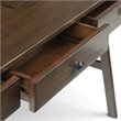 Allora Contemporary Computer Desk in Natural Aged Brown