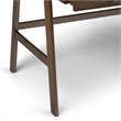 Allora Contemporary Computer Desk in Natural Aged Brown