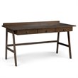 Allora Contemporary Computer Desk in Natural Aged Brown
