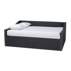 allora contemporary queen size upholstered daybed