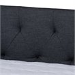 Allora Modern Fabric Upholstered Queen Size Daybed with Trundle in Gray