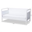 Allora Cottage Farmhouse White  Wood Twin Size Daybed