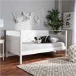 Allora Cottage Farmhouse White  Wood Twin Size Daybed