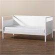Allora Cottage Farmhouse White  Wood Twin Size Daybed