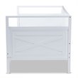 Allora Cottage Farmhouse White  Wood Twin Size Daybed