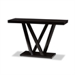 Allora Modern Wood Sofa Table in Cappuccino