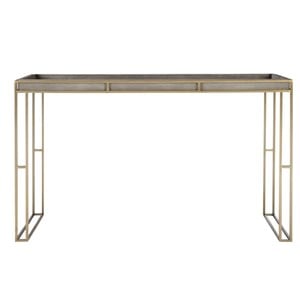 Allora Modern Console Table in Charcoal Gray