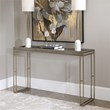 Allora Modern Console Table in Charcoal Gray