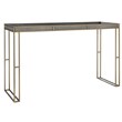 Allora Modern Console Table in Charcoal Gray