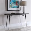 Allora Modern Slate Console Table in Aged Black